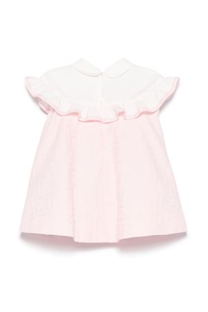 pink cotton dress FENDI KIDS | BFB544AS64F1QYC